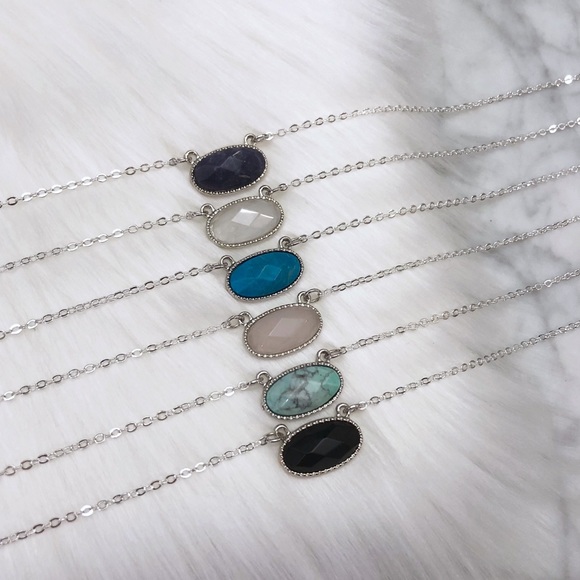 Gemstone Choker Necklaces - Picture 6 of 6